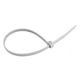 white nylon cable ties