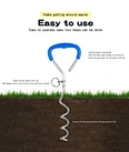 corkscrew stake