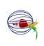 plastic cat toy ball