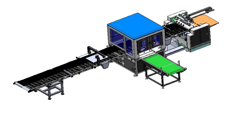 Visual positioning machine layout