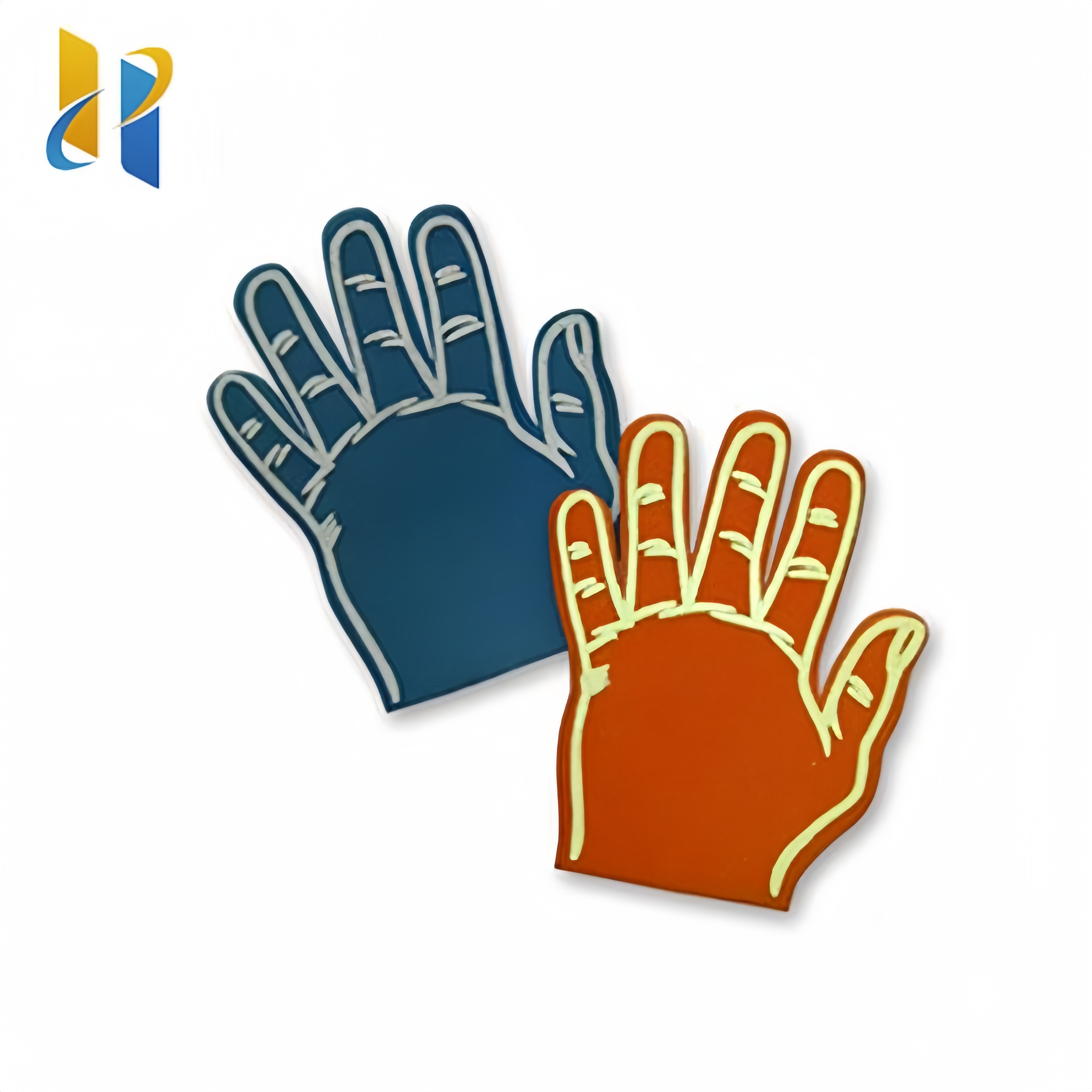 EVA foam finger in use at a sports event
