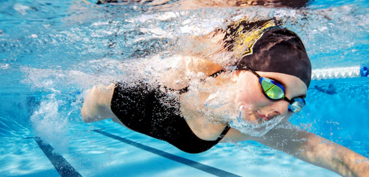 swimming