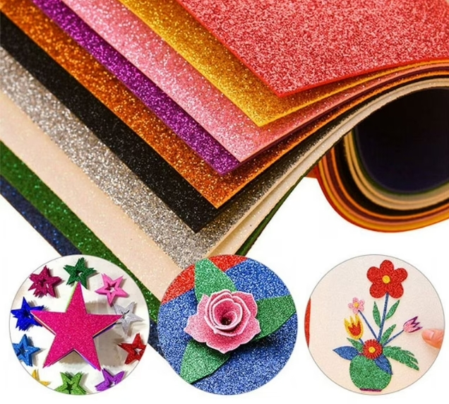 Glitter eva foam sheet