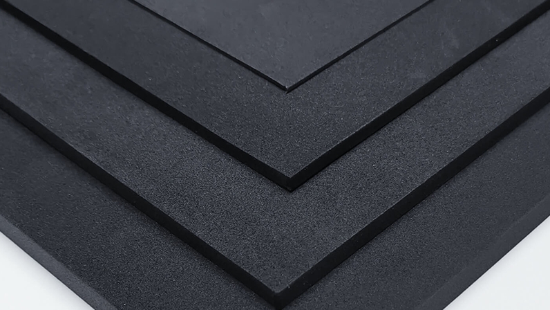 black EVA foam sheet