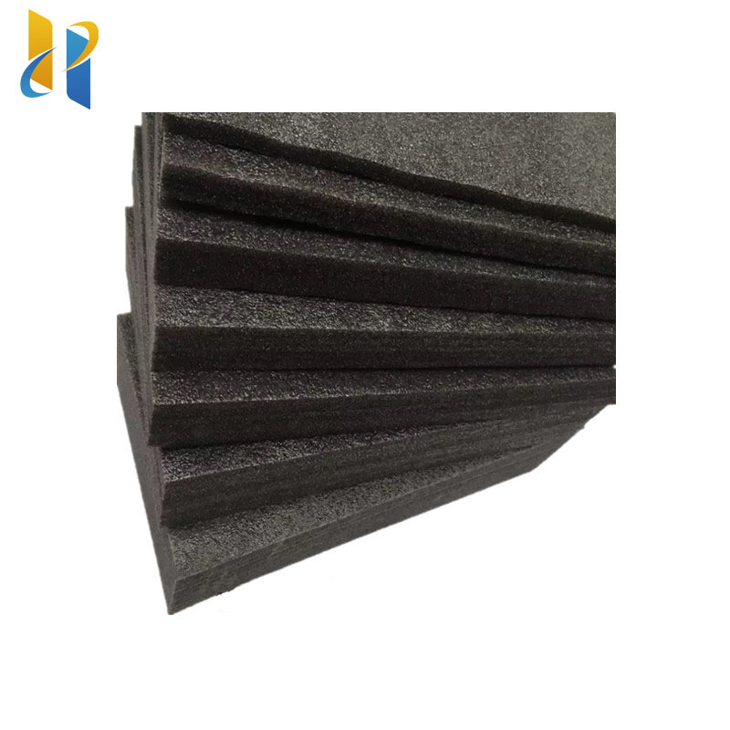 Close-up view of EPE foam or pearl cotton material showing its lightweight and bubbly structure