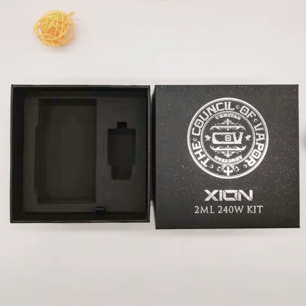 Example of a high-quality custom paper box with foam interior