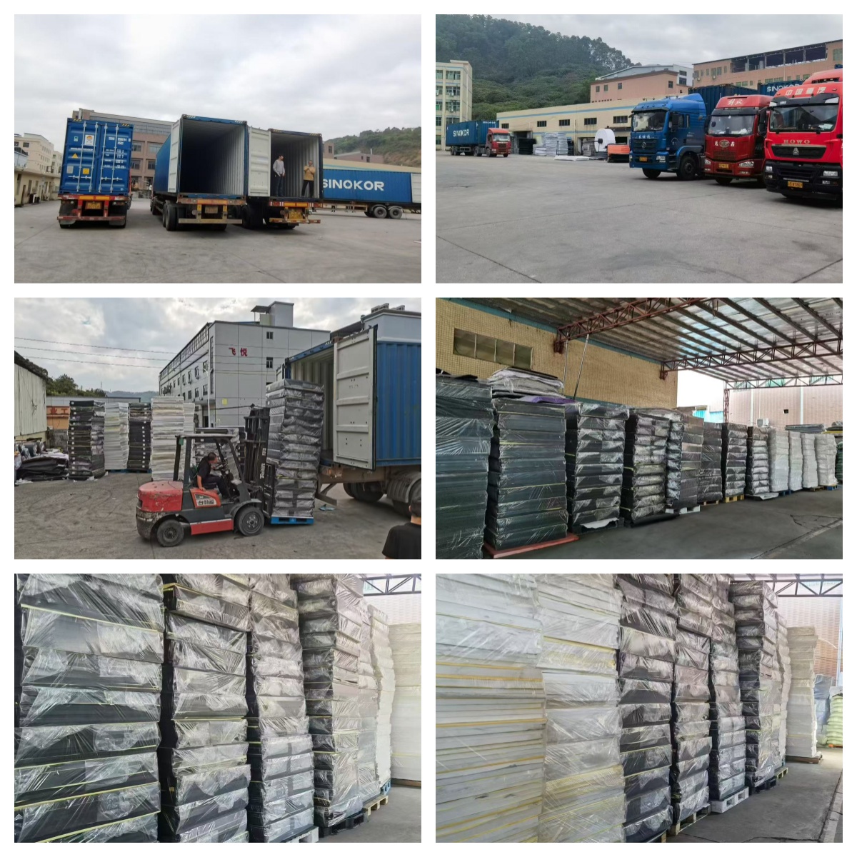 EVA foam production in factory setting
