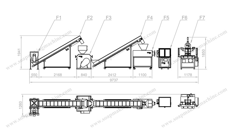 toilet soap making machine