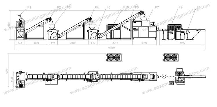 soap making machine small line production