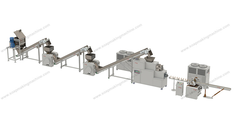 soap making machine small line production