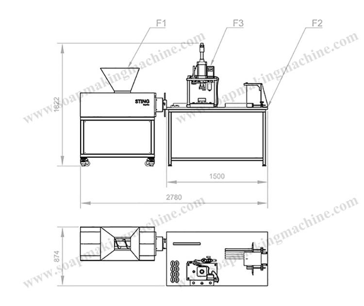 mini soap making machine