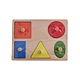 1/S Geometric Wooden Colorful Puzzle- PC