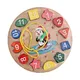 1/S Geometric Wooden Colorful Puzzle-PC