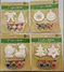4/S-Christmas paint ornaments 2PCS-SET