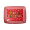 TRAYS-PAPER-MC ON RED