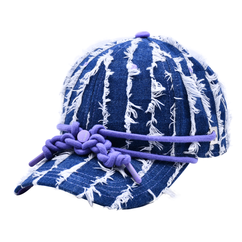 Tassel Raw Edge Baseball Cap