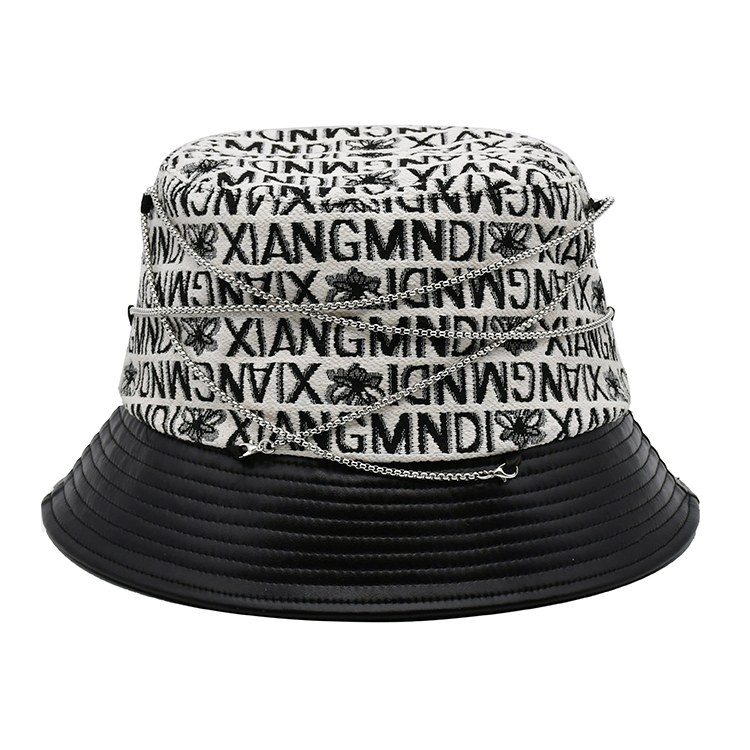 jacquard bucket hat