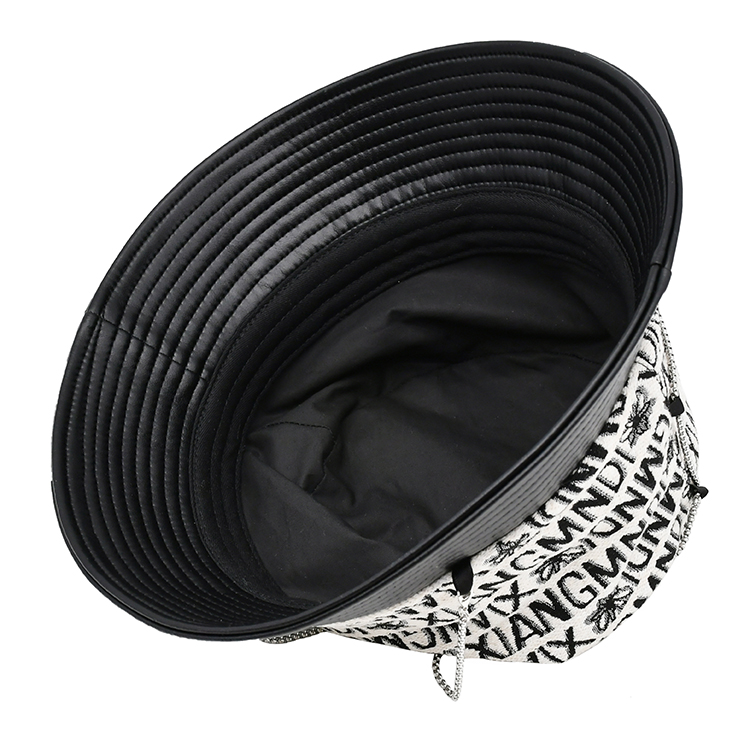 jacquard bucket hat