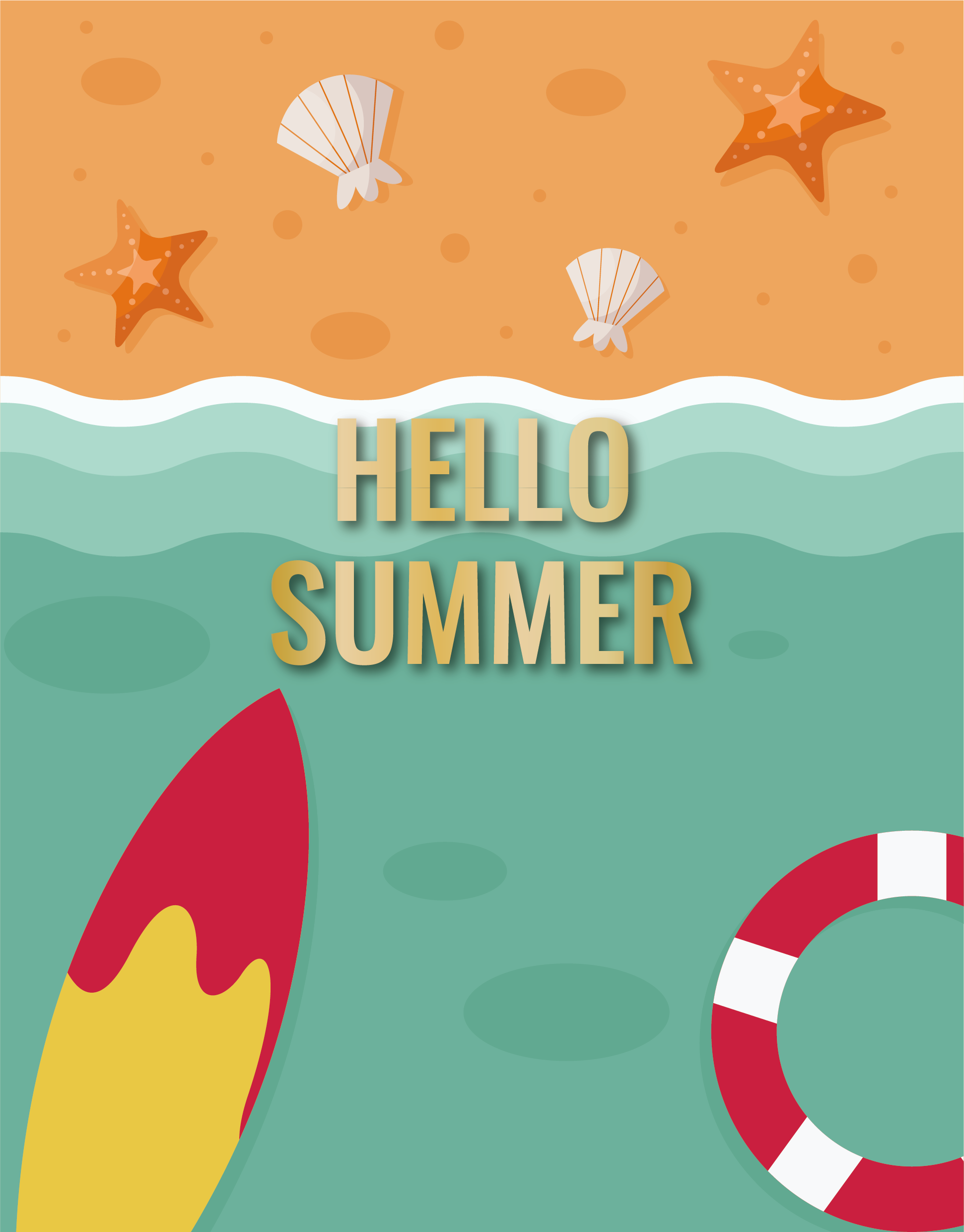 summer beach