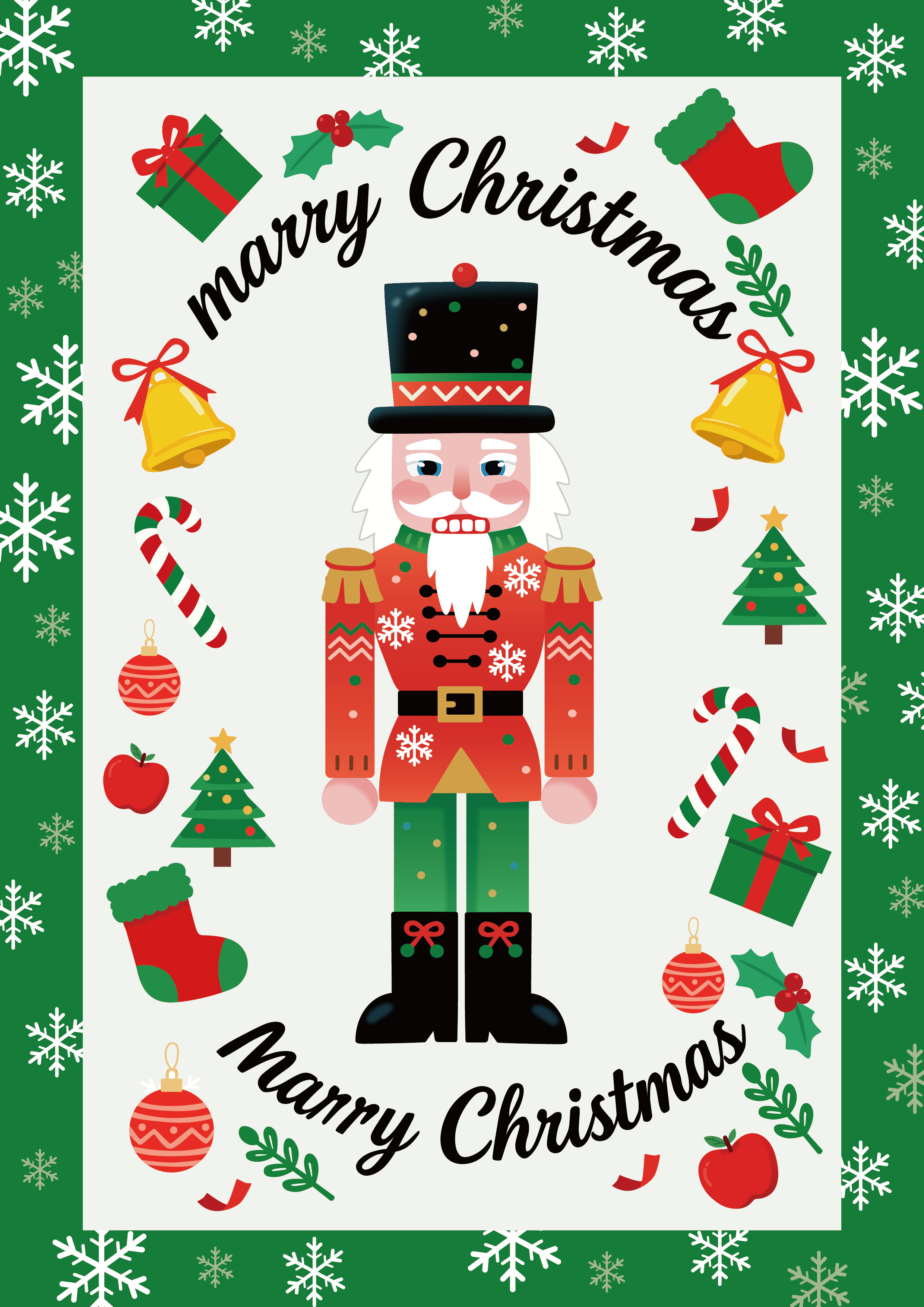 Festive Christmas Nutcracker
