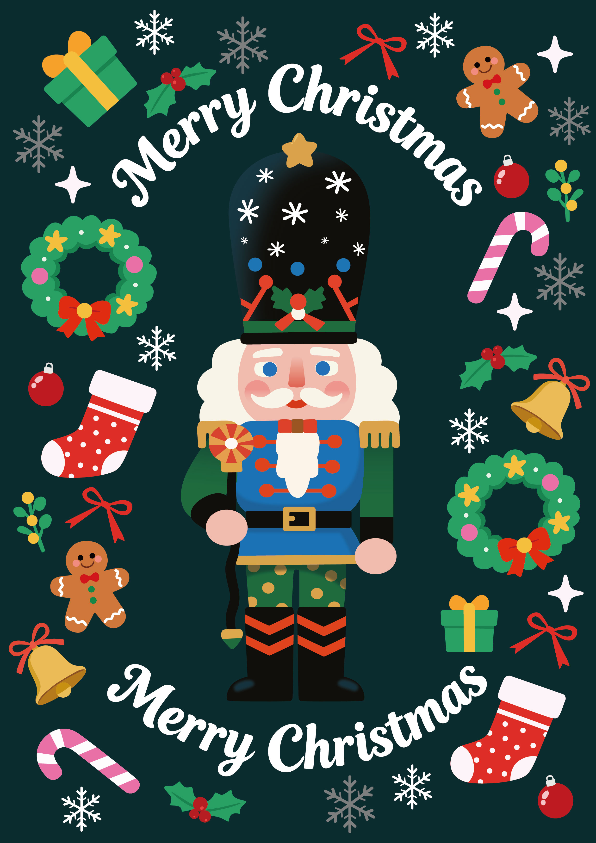 Festive Christmas Nutcracker