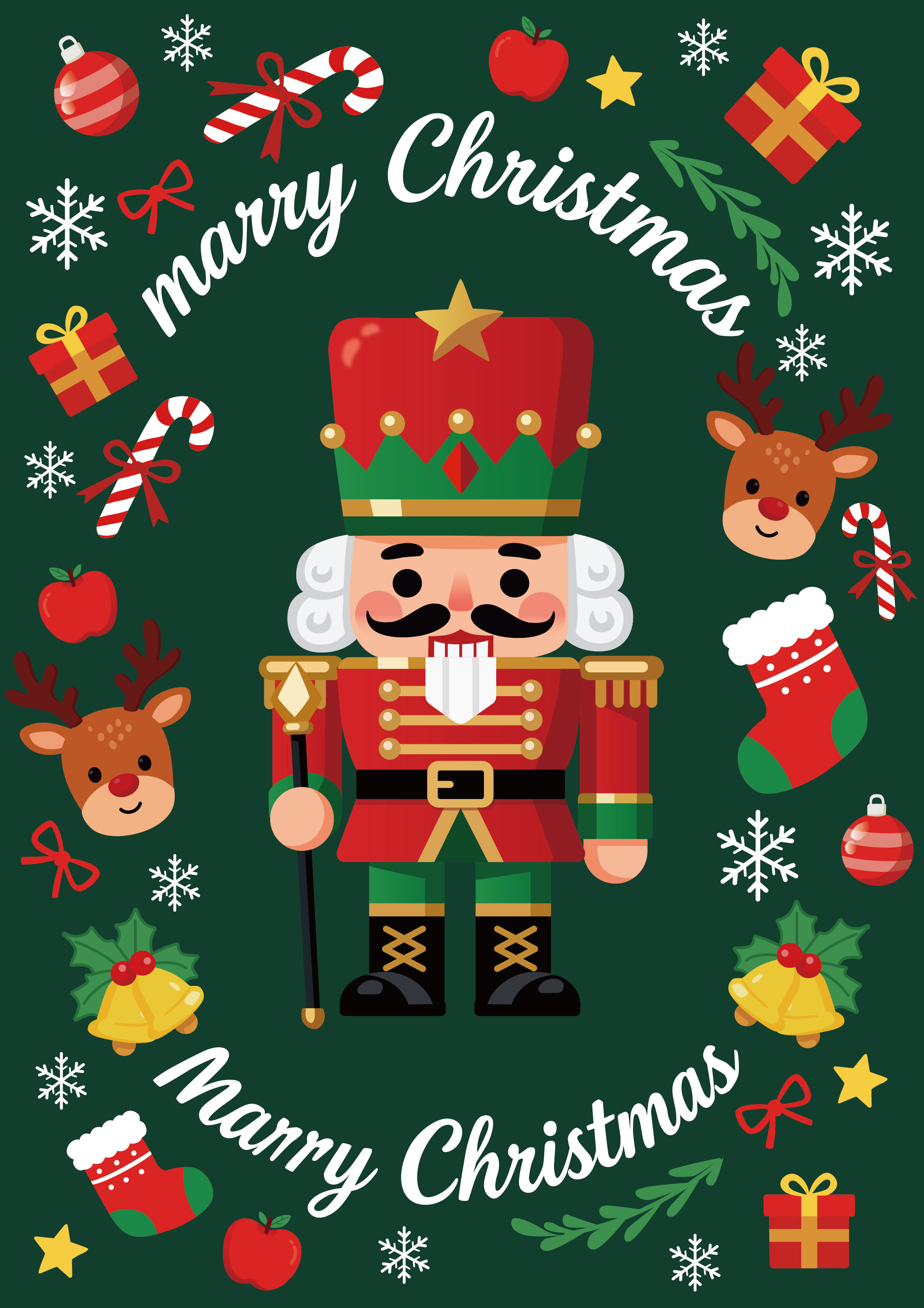 Festive Christmas Nutcracker