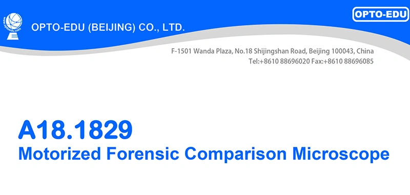 comparison microscope forensic ballistics opto-edu