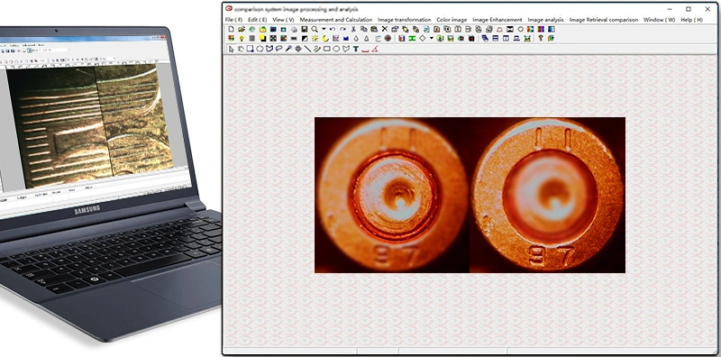 Analysis Software of comparator microscope