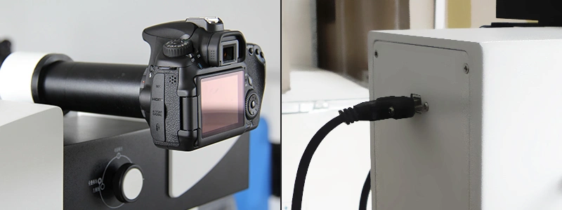 Adapter of comparison microscope forensic ballistics