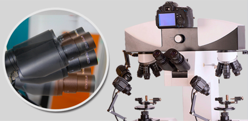 parts of bullet comparison microscope Binocular Head