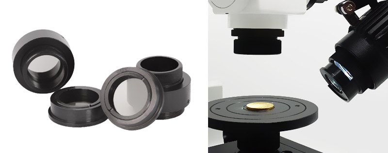 bullet comparison microscope parts Polarizing Light Lens Set