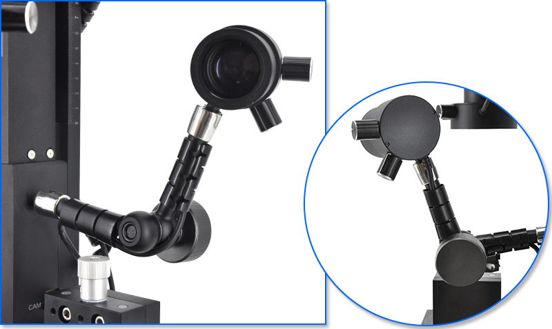 7 Colors LED Light of bullet comparison microscope drawing