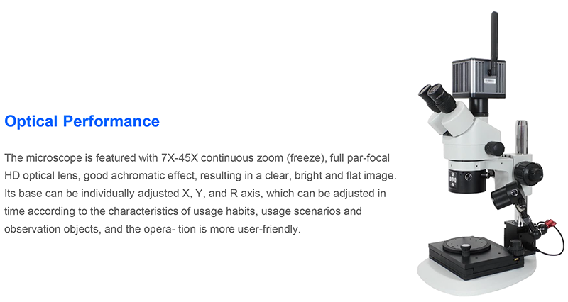 stereo digital comparison microscope