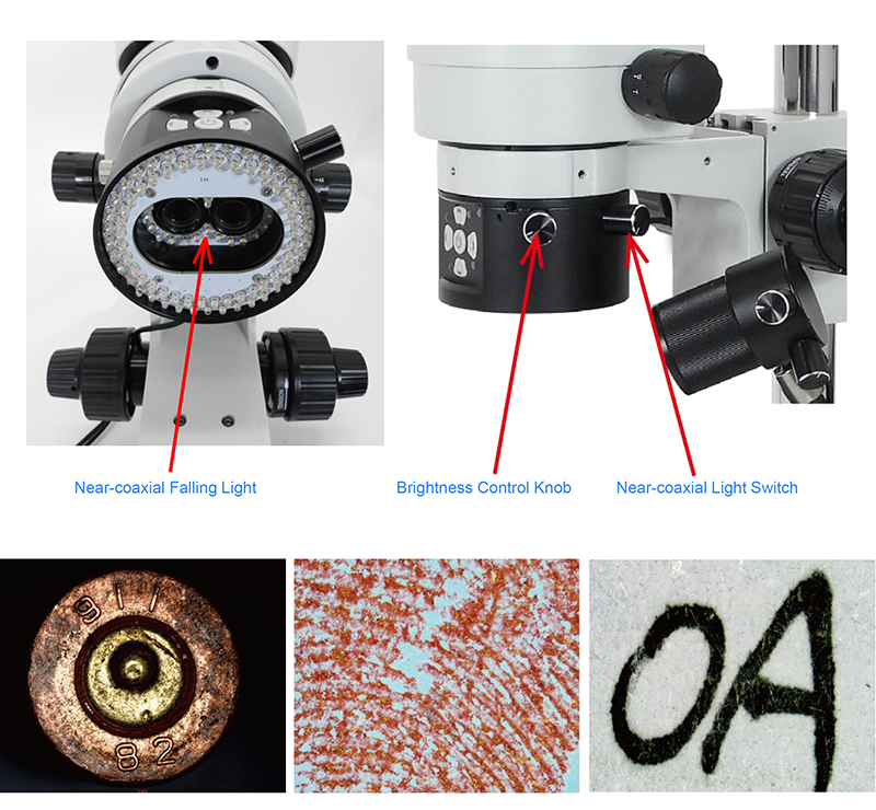Illumination of comparison microscopes