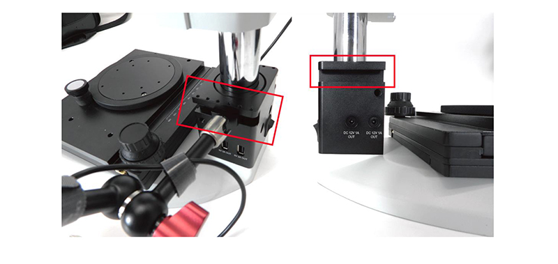 Embedded Centralized Power Supply of forensic microscopes