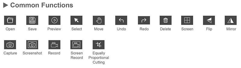 comparison microscopes software Common Functions