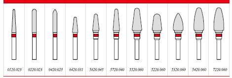 Cross-blade tungsten carbide dental thin cutter