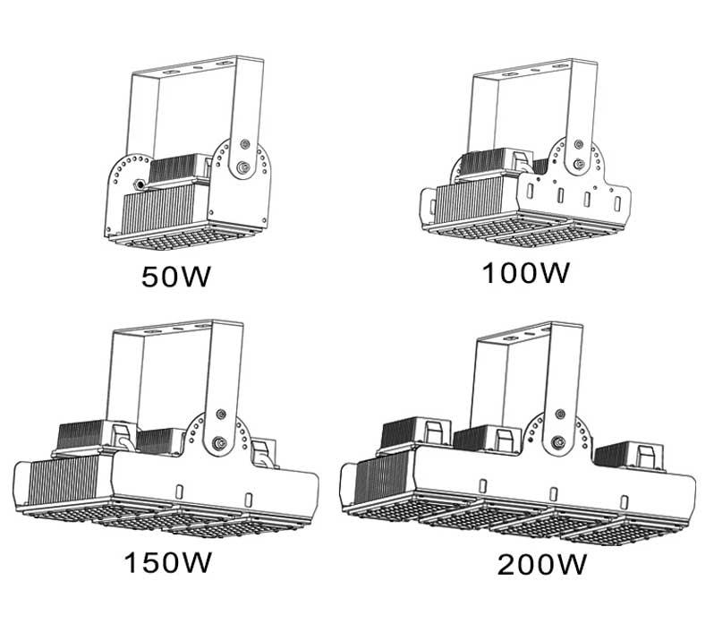 Good quality Aluminum led flood light