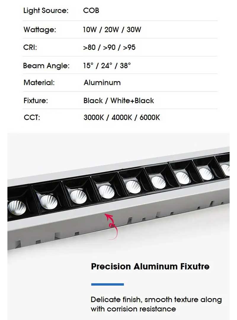 High quality 10w 20w 30w COB spotlight