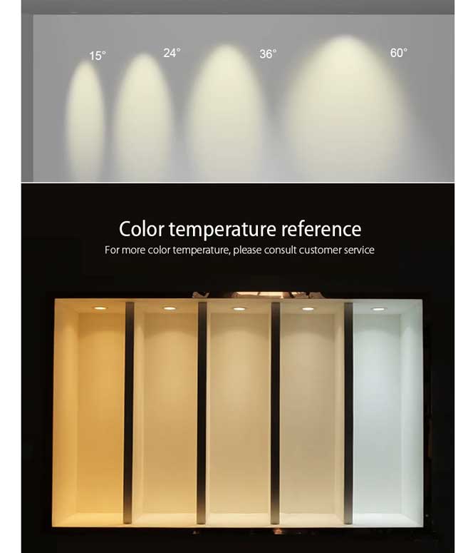 Good CRI of 12w 18w 24w spotlight