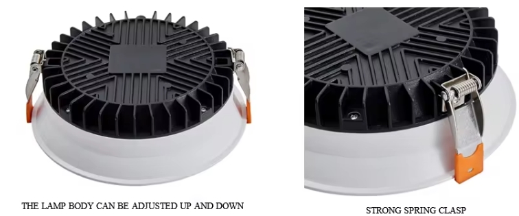 Adjustable led ceiling downlight