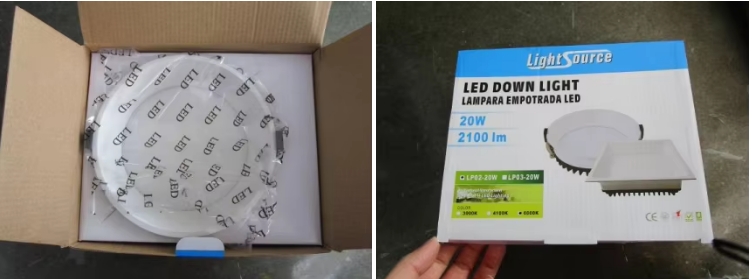 Packaging of LED downlight