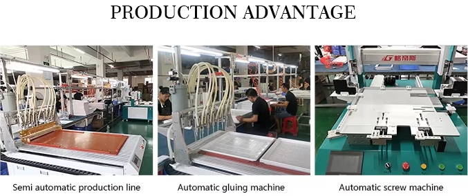 Assembly line of prismatic diffuser panel light