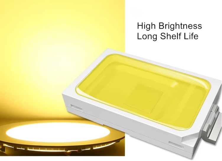High brightness slim led round panel light