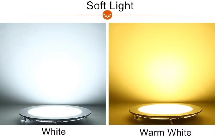 No flicker 12w led recessed panel light