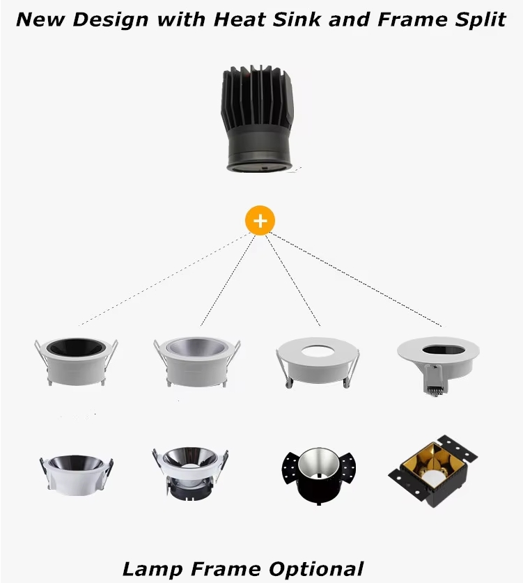 Lamp frame optional of Led module spot light