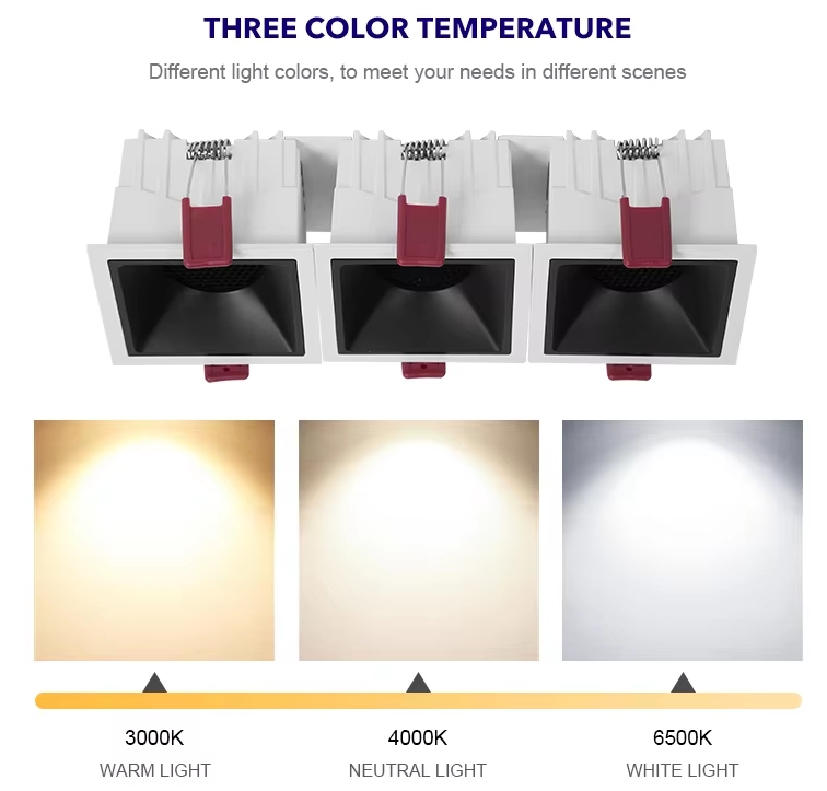 High brightness CCT with led downlight