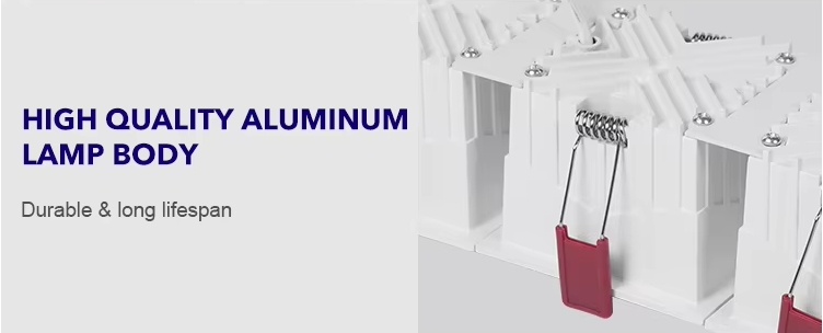 High quality aluminum lamp body led downlight