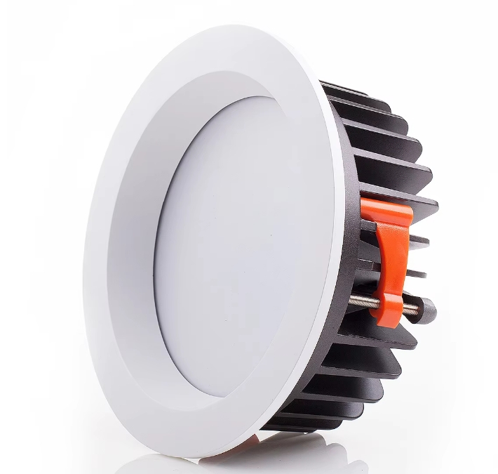 Details od recessed led downlight