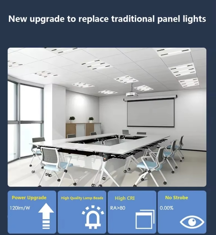 grilled panel light